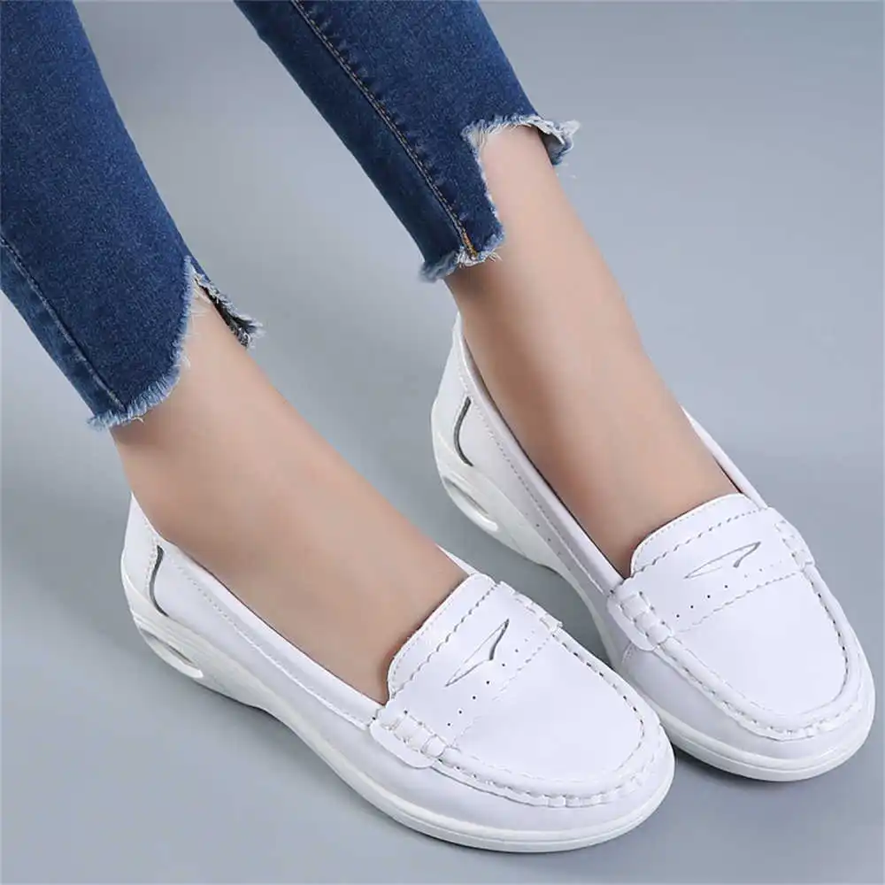 Women Formal Wear On Sale - Thick Sole Slipon White Trainers For