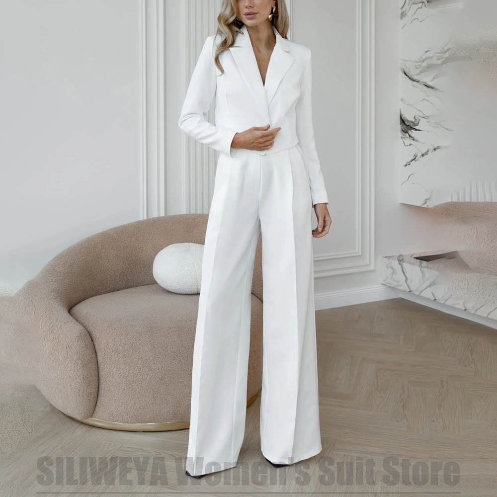 Women Formal Wear Blazers - Fashion Women's Suit Two Piece One
