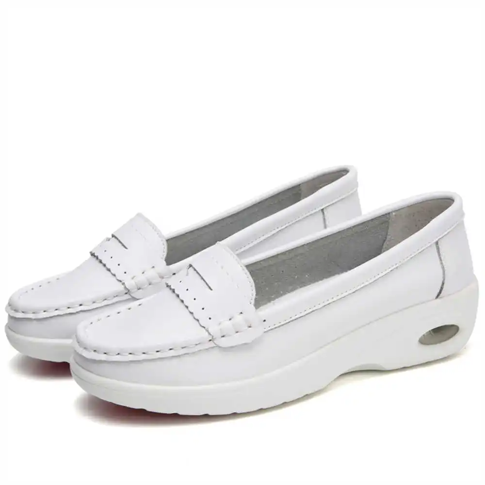 Thick Sole Slipon White Traine - Women Formal Wear On Sale ulasan dan harga
