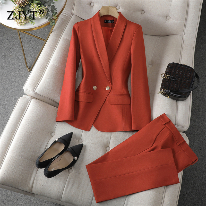 ZJYT Spring Lady Formal Blazer - Women Formal Wear For Plus Size ulasan dan harga
