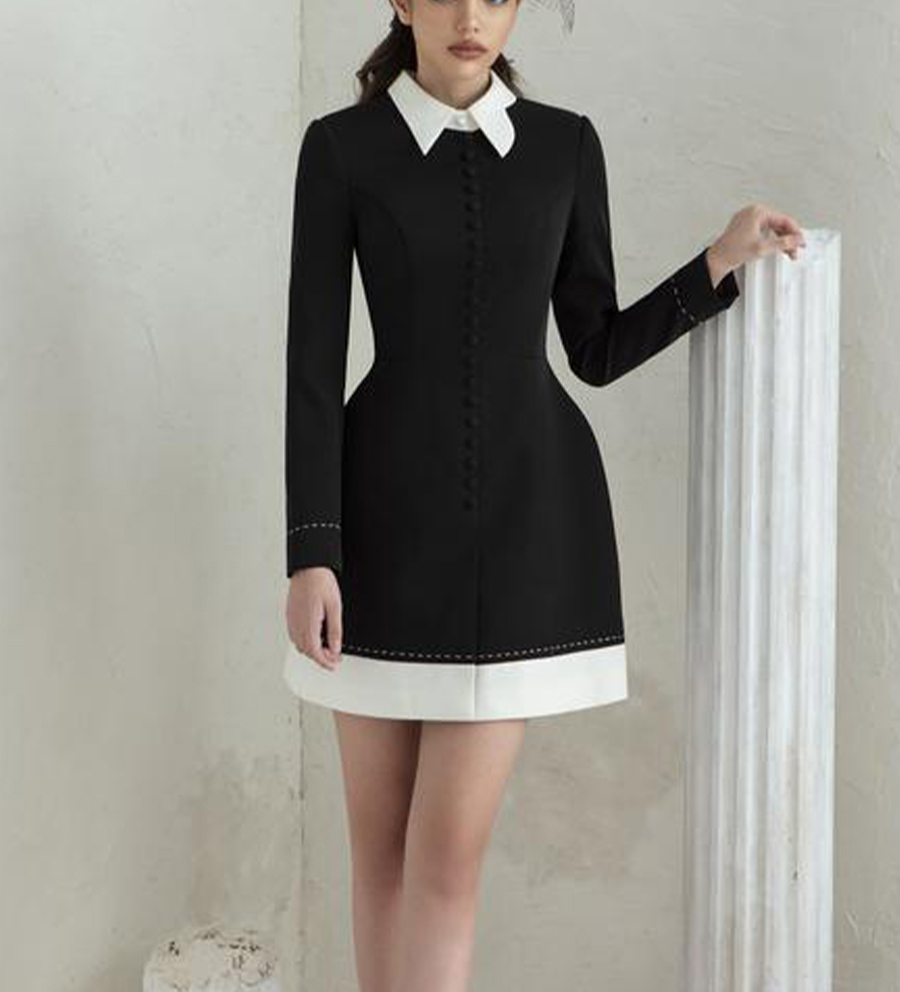 tailor shop little black dress - Formal Dress Female ulasan dan harga