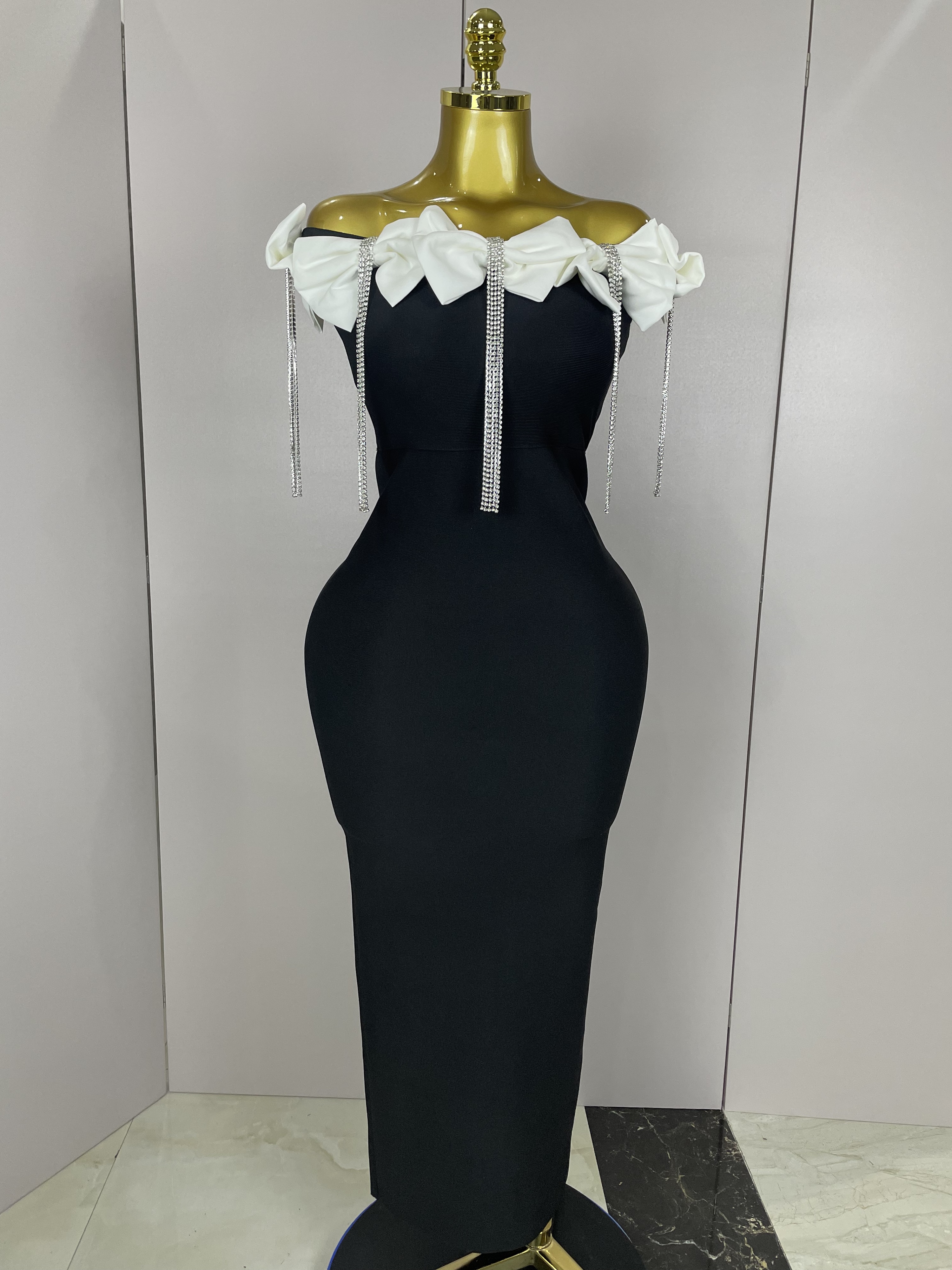 2025 Women Celebrity Sexy Off  - Formal Wear For Women Xl ulasan dan harga