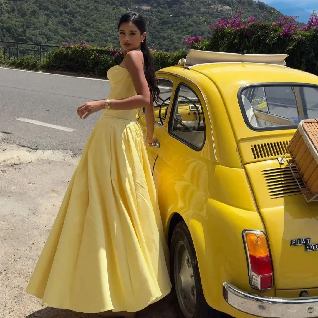 Mingmingxi Summer Strapless Bo - Elderly Women Formal Wear ulasan dan harga