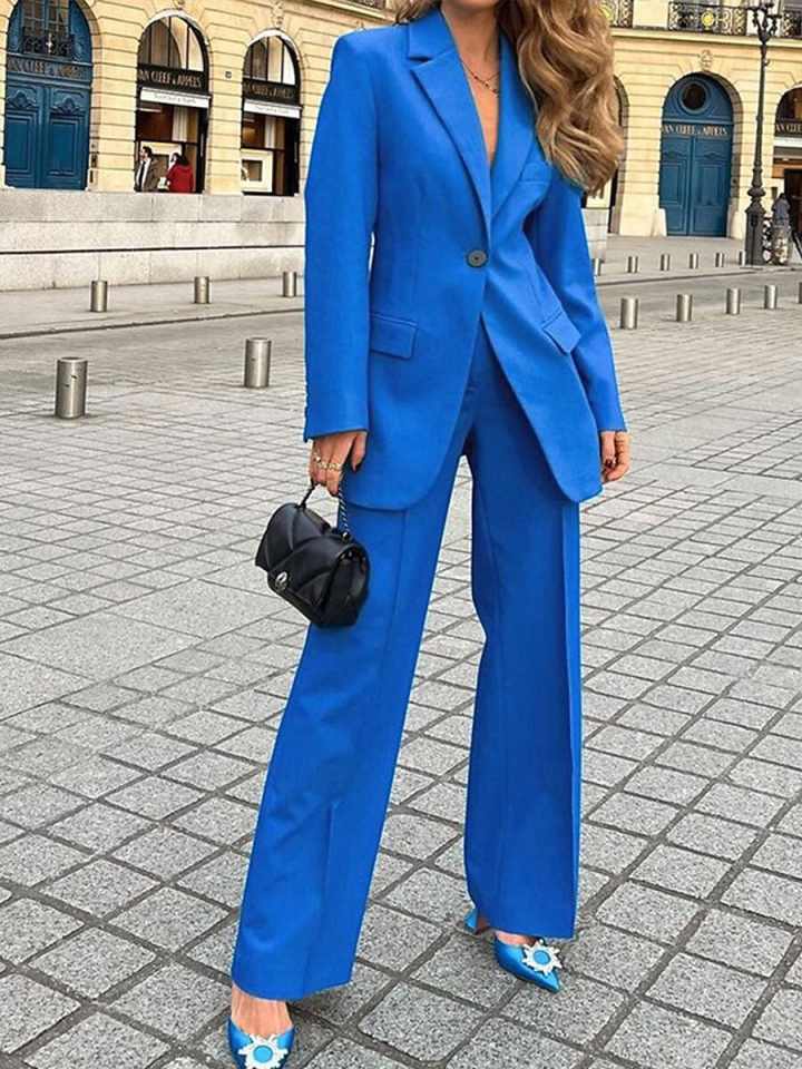 Street Style Women Blazer Sets - Women Formal Wear For Graduation ulasan dan harga