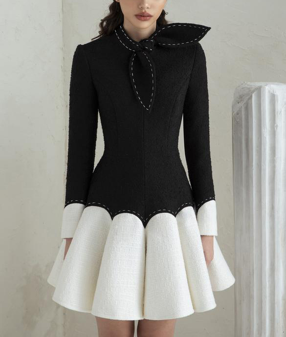 Tailor shop little black dress - Formal Dress Female ulasan dan harga