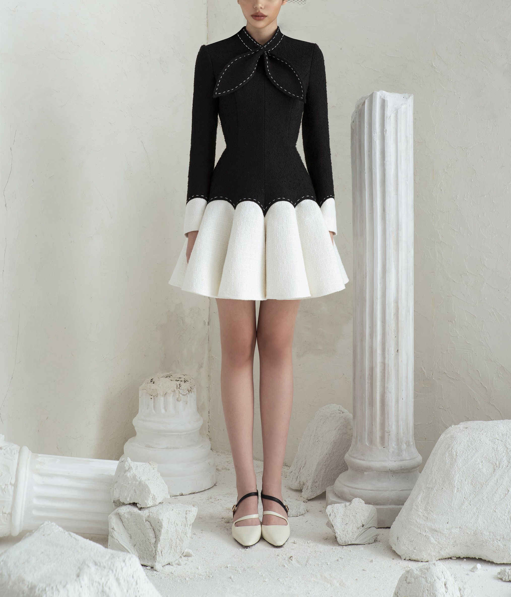 Tailor shop little black dress - Formal Dress Female ulasan dan harga