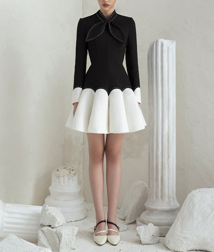 Tailor shop little black dress - Formal Dress Female ulasan dan harga