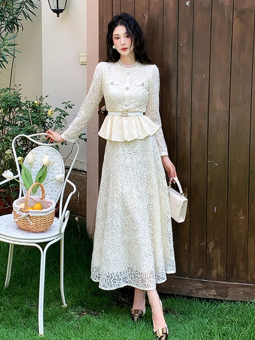 Formal Luxury Evening Lace Two - Formal Dress Female ulasan dan harga