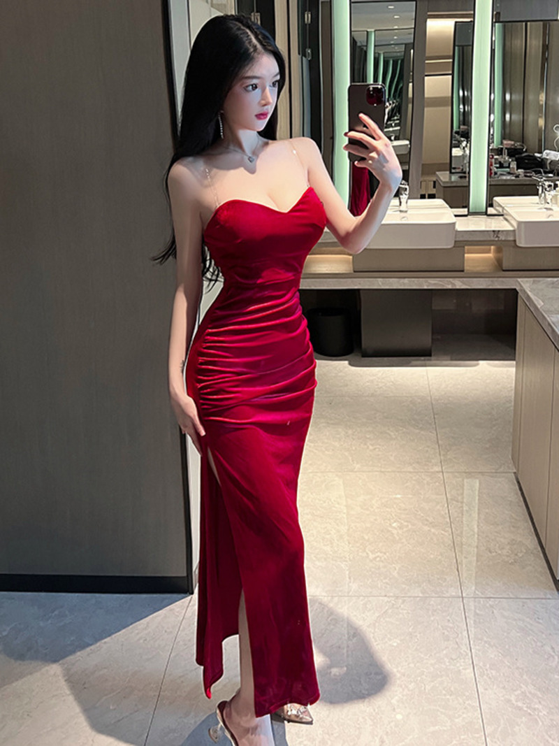 2023 Summer Women's Sexy Tempe - Elderly Women Formal Wear ulasan dan harga