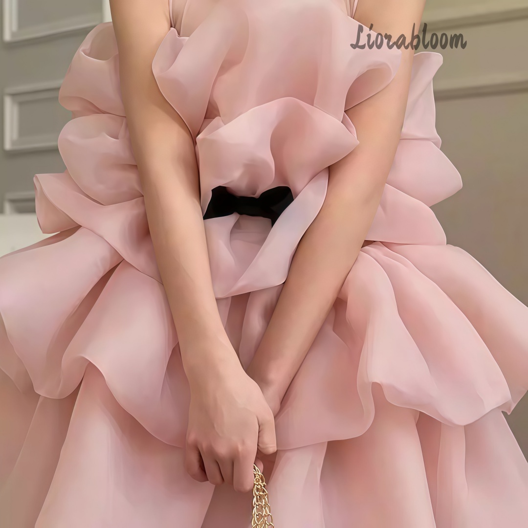 Multi Colored Layered Girls' F - Woman Formal Wear ulasan dan harga
