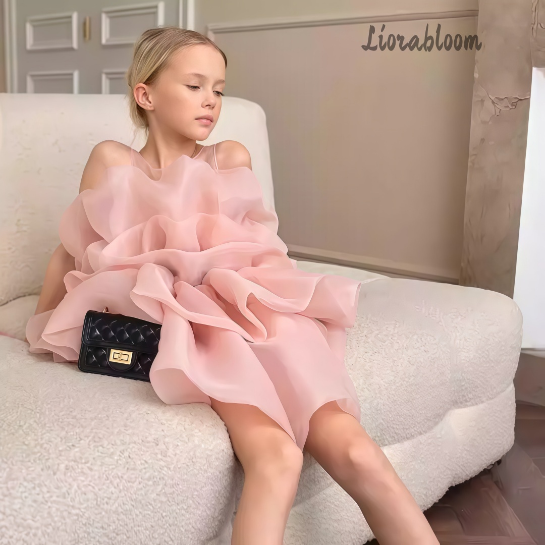 Multi Colored Layered Girls' F - Woman Formal Wear ulasan dan harga