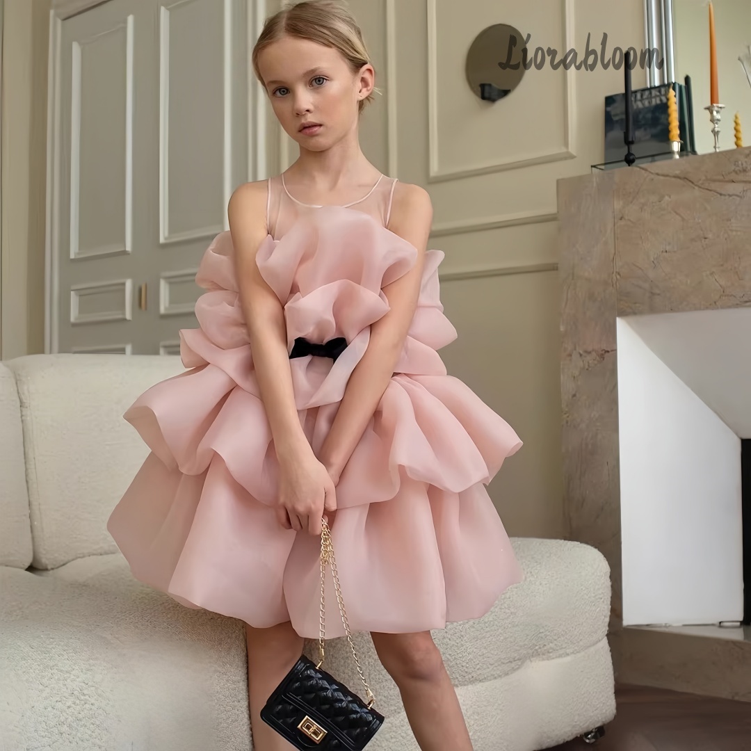 Multi Colored Layered Girls' F - Woman Formal Wear ulasan dan harga