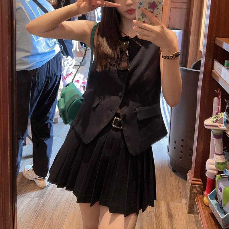 Matching Sets Solid Women Dres - Shift Dress Sleeveless ulasan dan harga