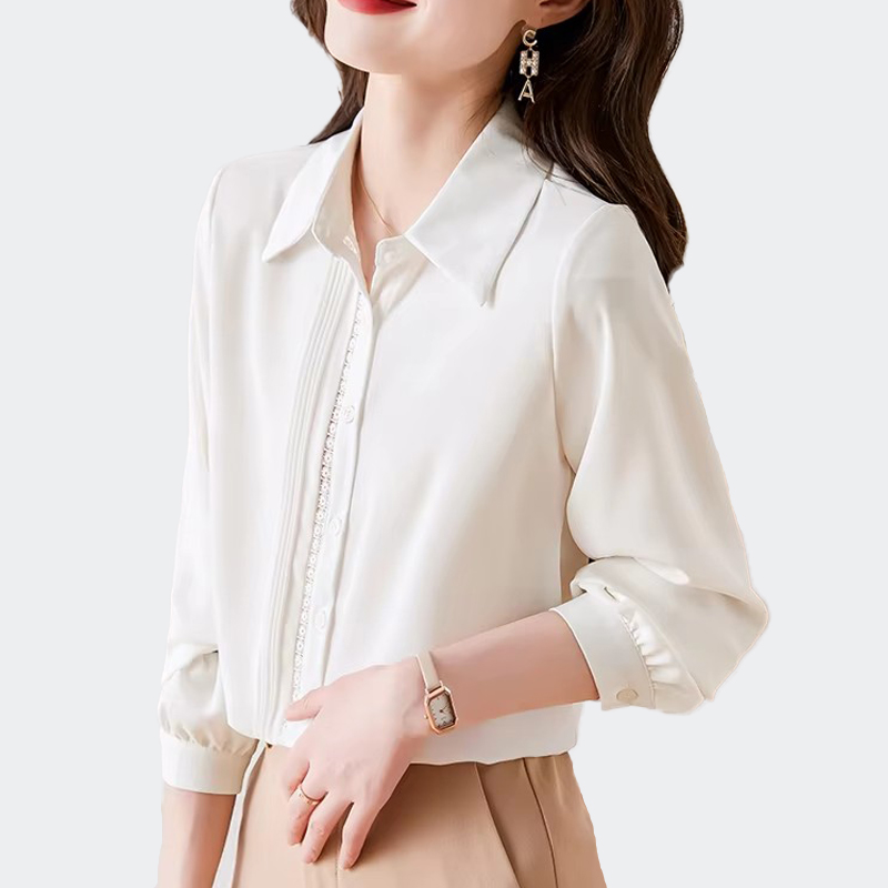 White Shirt for Women Elegant  - Formal Wear For Women Xl ulasan dan harga
