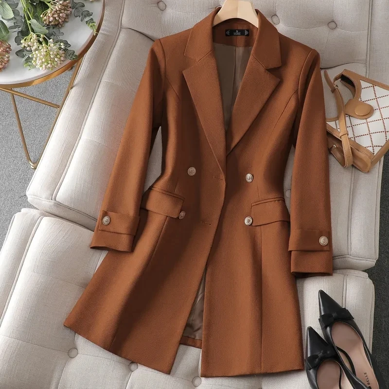 Autumn Winter Jacket Women Lon - Women Formal Wear Blazers ulasan dan harga
