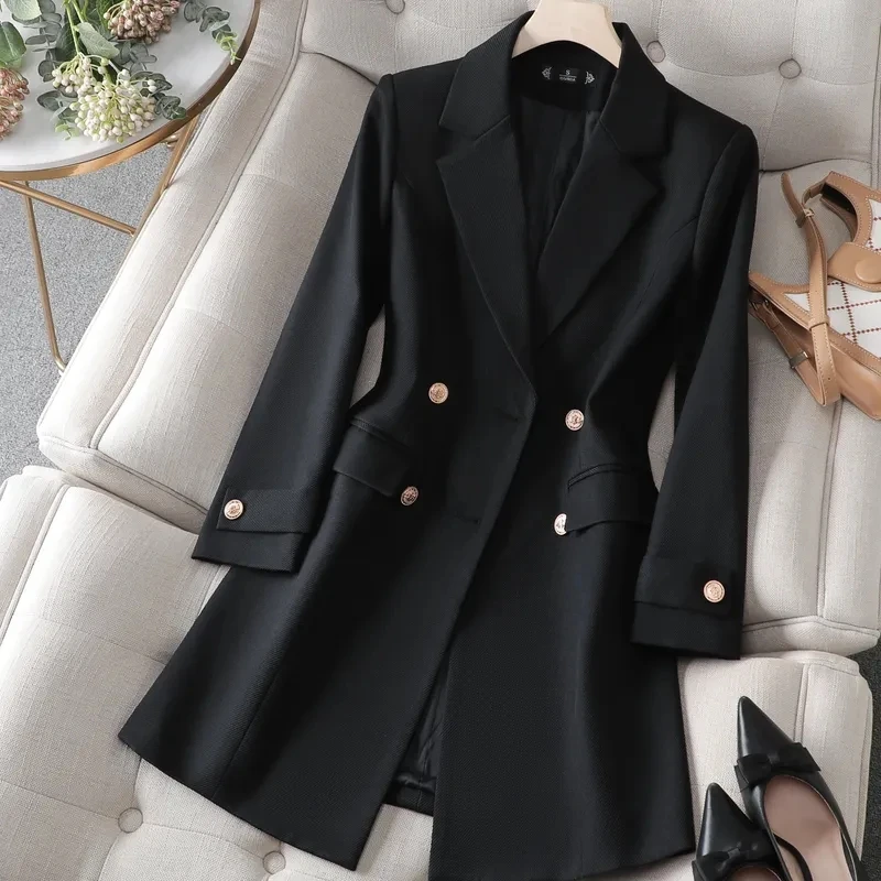 Autumn Winter Jacket Women Lon - Women Formal Wear Blazers ulasan dan harga