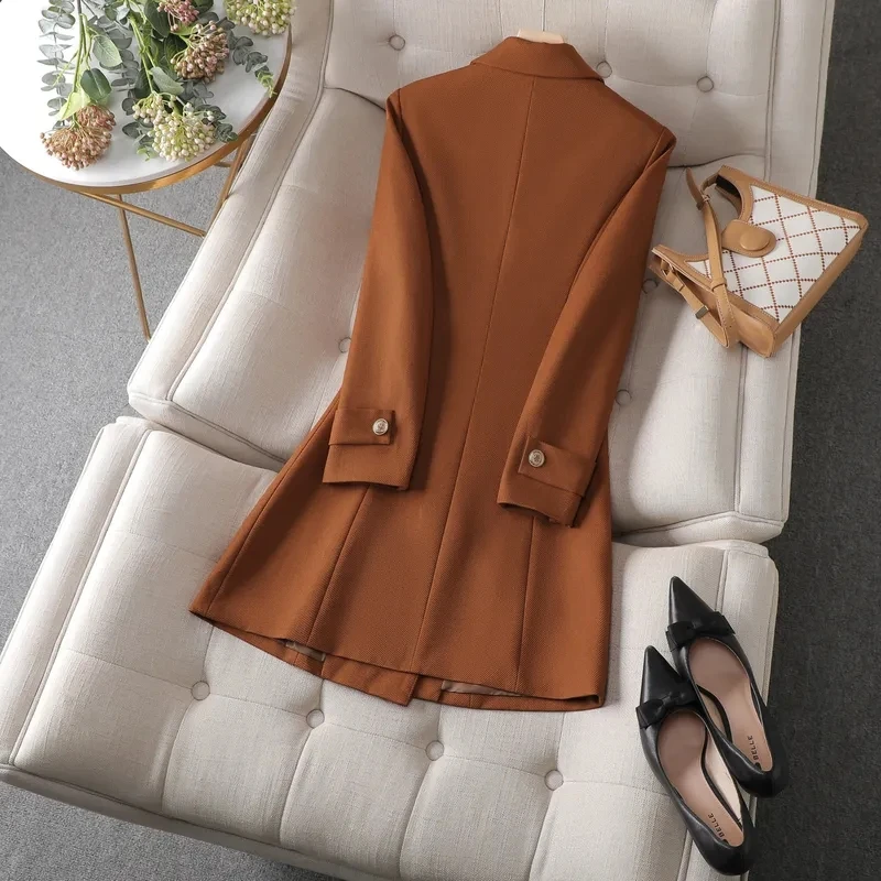 Autumn Winter Jacket Women Lon - Women Formal Wear Blazers ulasan dan harga