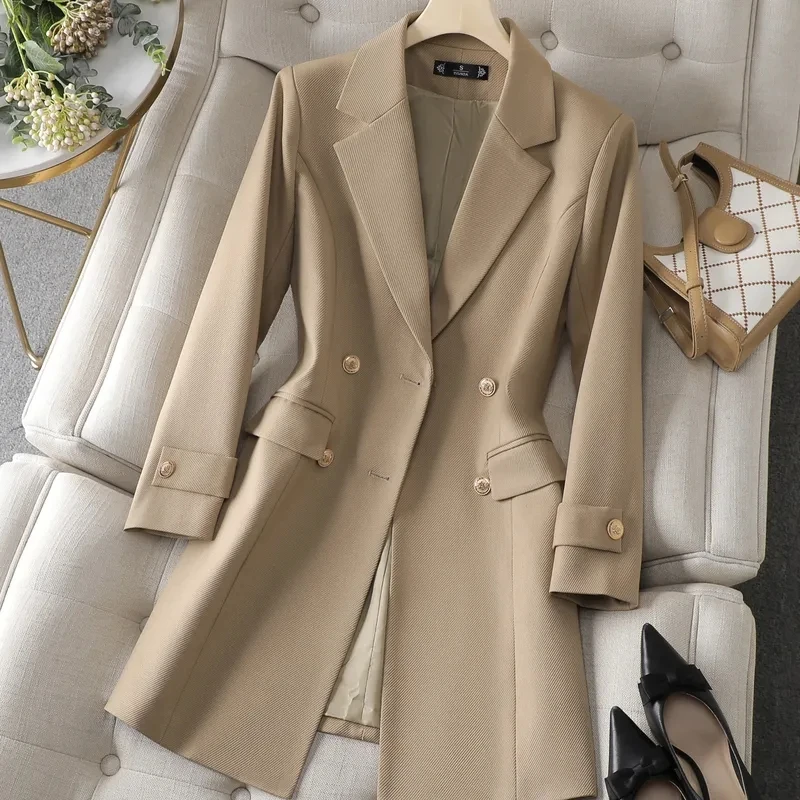 Autumn Winter Jacket Women Lon - Women Formal Wear Blazers ulasan dan harga