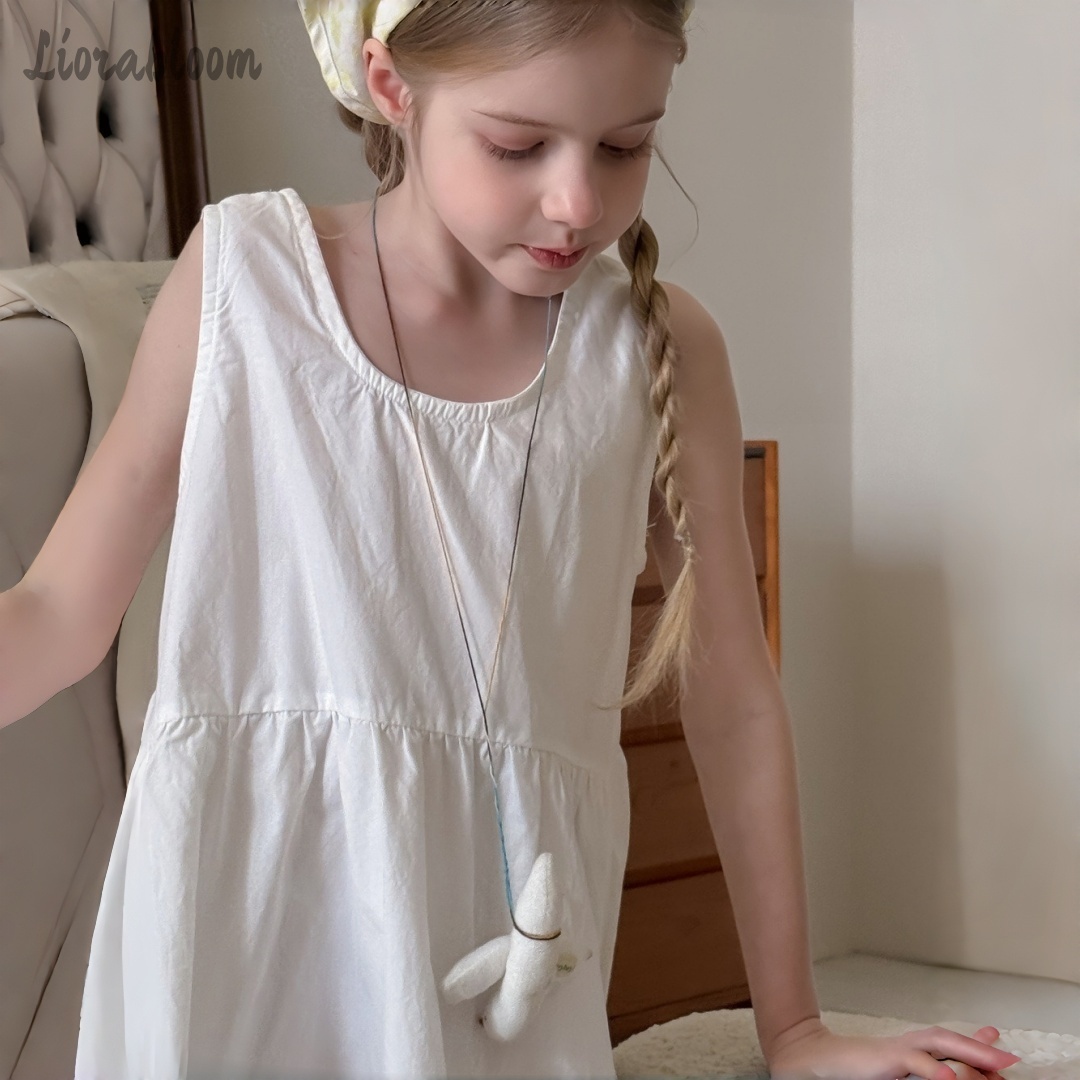 Girls' White Dress Simple Maxi - Woman Formal Wear ulasan dan harga