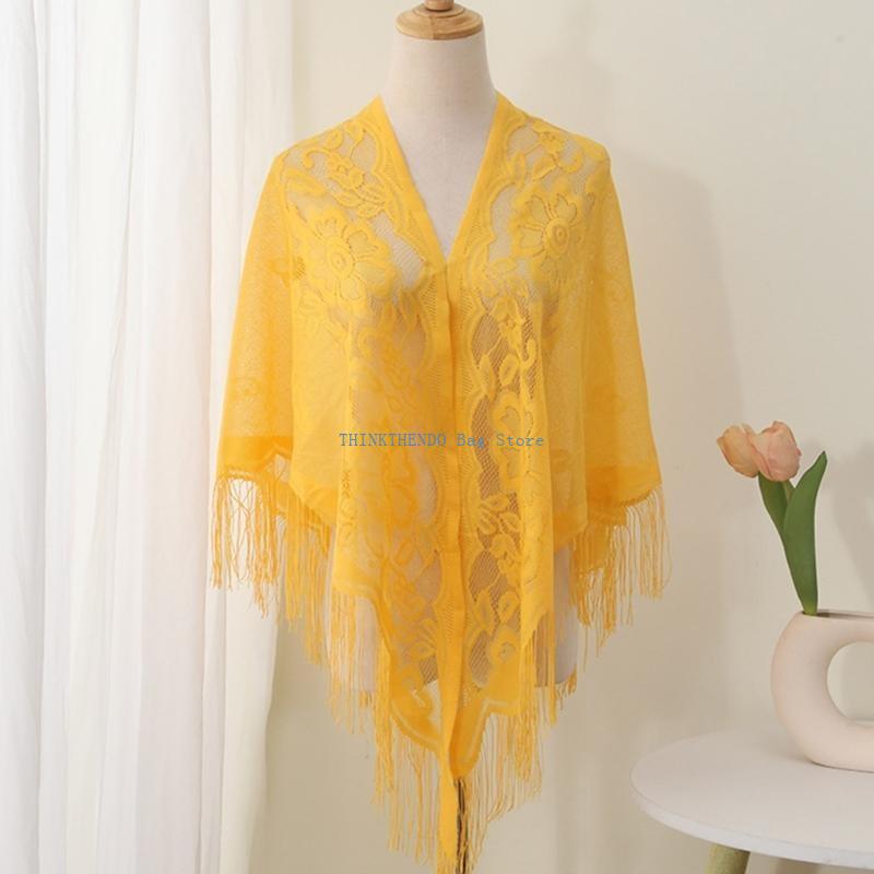 340D Lace Fringed Cover Up Hol - Woman Formal Wear ulasan dan harga