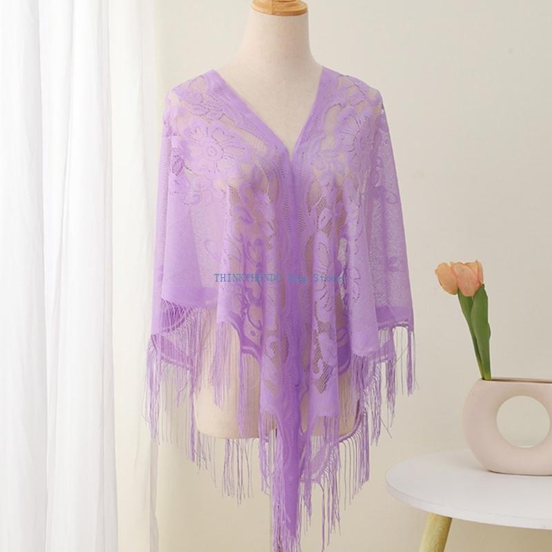 340D Lace Fringed Cover Up Hol - Woman Formal Wear ulasan dan harga