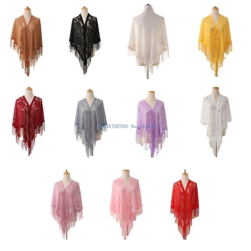340D Lace Fringed Cover Up Hol - Woman Formal Wear ulasan dan harga