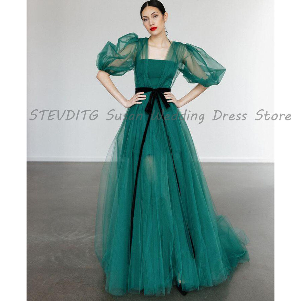 Green Evening Dresses Women Hi - Formal Dress Female ulasan dan harga