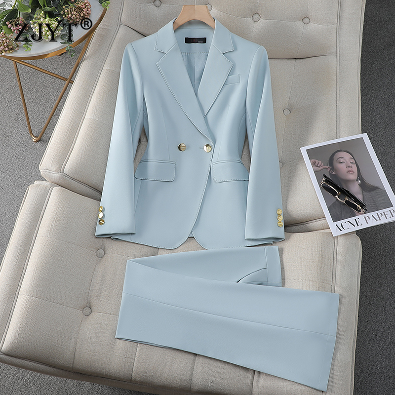 ZJYT Spring Lady Business Chic - Women Formal Wear For Plus Size ulasan dan harga