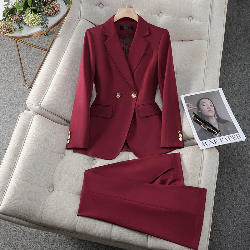 ZJYT Spring Lady Business Chic - Women Formal Wear For Plus Size ulasan dan harga