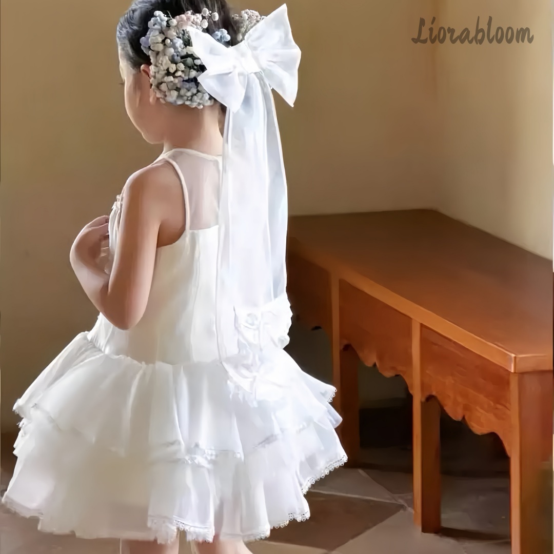 Girls' White Embroidered Forma - Woman Formal Wear ulasan dan harga