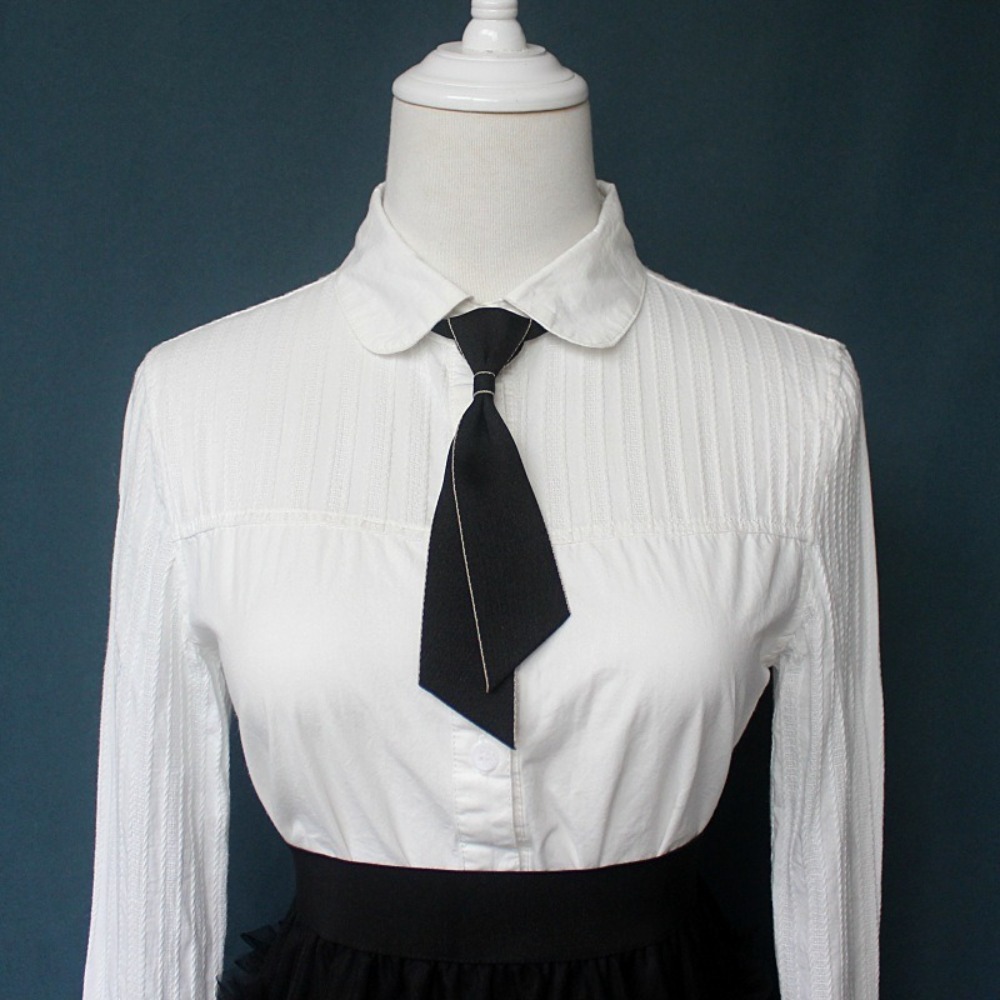 Women Men Neck Tie Adjustable  - Women Formal Wear For Graduation ulasan dan harga