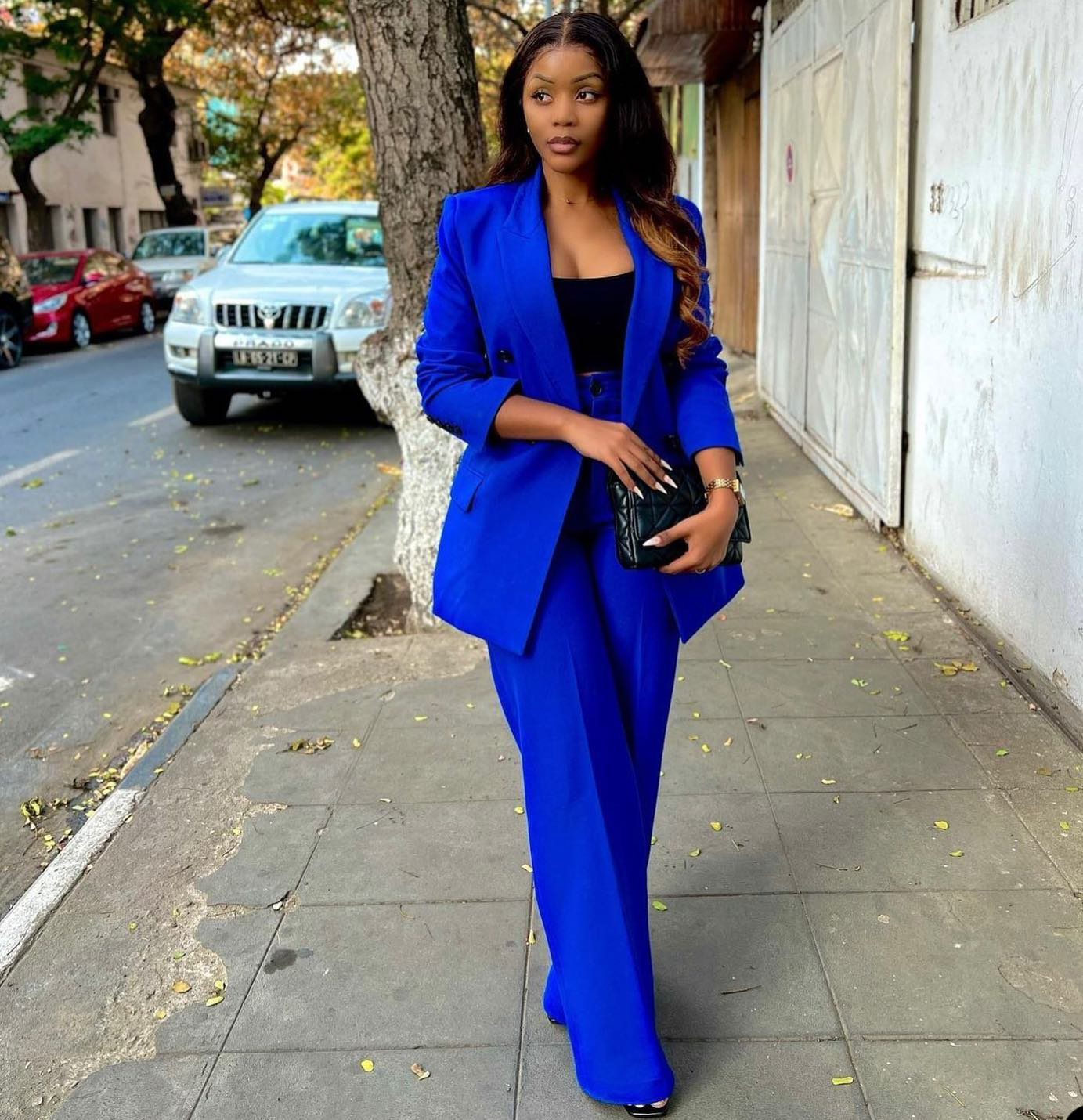 Royal Blue Women Pants Suits 2 - Women Formal Wear For Plus Size ulasan dan harga