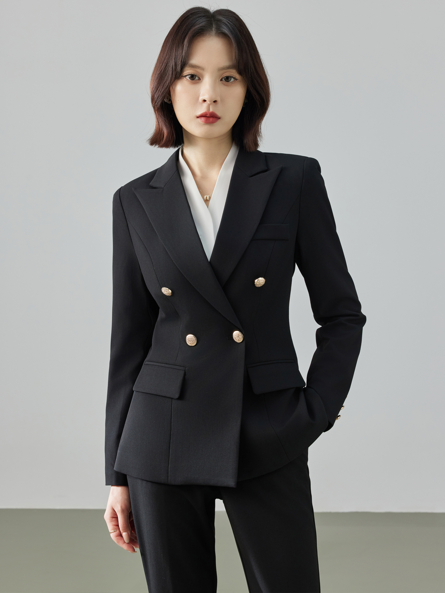 Cobalt Blue Suit Set for Women - Women Formal Wear For Graduation ulasan dan harga