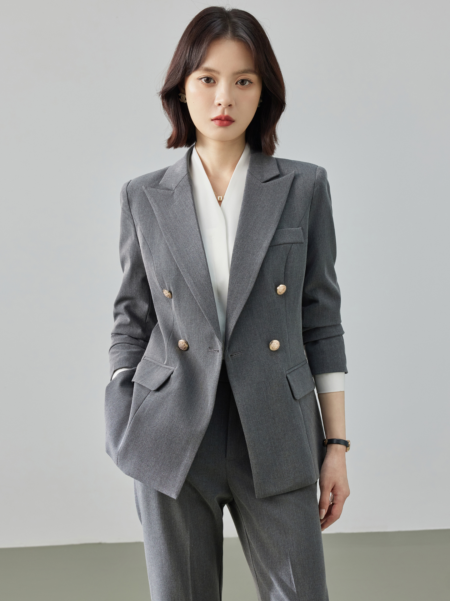 Cobalt Blue Suit Set for Women - Women Formal Wear For Graduation ulasan dan harga